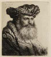 KG 03883
<br/>
Man met baret met gesp ( B 313 )
<br/>
<em>Rembrandt (1606-1669)</em>